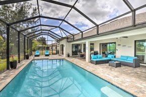 Canal-Front Cape Coral Home with Office and Grill
